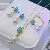 Hepburn European And American Cross-border Products Turquoise Earrings Set Natural,tkmbeautysupply.com