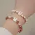 Natural Strawberry Crystal Pink Bracelet For Women Light Luxury Niche,tkmbeautysupply.com