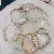 Irregular Freshwater True Pearl Bracelet Women's Elastic Cord Adjustable Niche,tkmbeautysupply.com