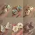 Sweet And Super Fairy Small Fresh Flower Earrings French Retro,tkmbeautysupply.com