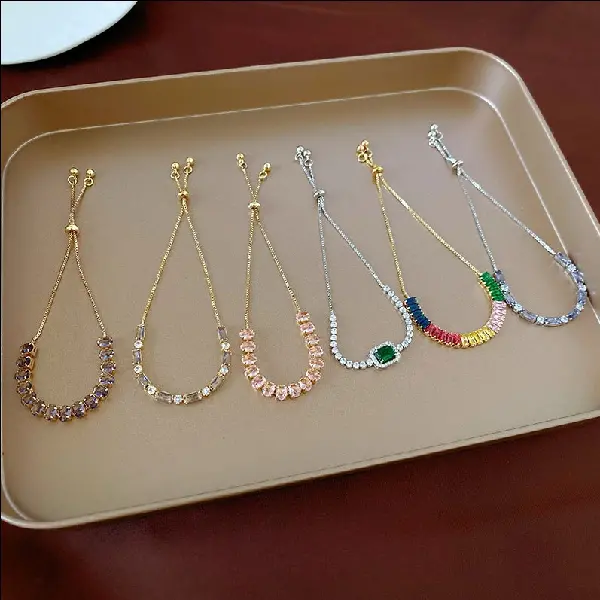 Xiaohongshu's Same-selling Zircon Bracelet, Light Luxury Niche, Exquisite And High-end, TKMBeautySupply.com | Canada & USA and Europe Wide FREE shipping