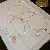 Real Gold Electroplated Opal Pearl Flower Love Bracelet Korean Insable,tkmbeautysupply.com