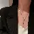 Real Gold Electroplating Diamond Cat's Eye Cylindrical Letter Necklace Ins,tkmbeautysupply.com
