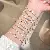 Geometric Square Flower Bracelet Set With Zircon, Light Luxury And,tkmbeautysupply.com