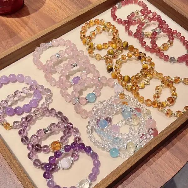 New Chinese Artificial White Citrine Bracelet, Retro Cultural And Versatile, TKMBeautySupply.com | Canada & USA and Europe Wide FREE shipping
