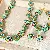Medieval Vintage Diamond-encrusted Oil-dropped Flower Necklace Light Luxury Niche Clavicle,tkmbeautysupply.com