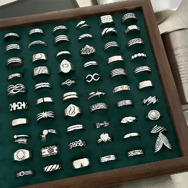 Cold, Personalized Temperament, Zircon, Snake-shaped Flower, Hollow Open Ring, Niche, TKMBeautySupply.com | Canada & USA and Europe Wide FREE shipping