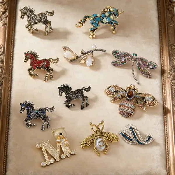 European And American Palace Medieval Vintage Retro Temperament Matte Metal, TKMBeautySupply.com | Canada & USA and Europe Wide FREE shipping