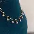 Summer Necklace, Natural Freshwater Pearl Lace Tassel Choker, Versatile, Niche,tkmbeautysupply.com