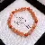 Artificial Crystal Tiger Eye Garnet Bracelet, Chinese, Versatile Light Luxury, - 24# Bracelet-Red