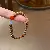 Artificial Crystal Tiger Eye Garnet Bracelet, Chinese, Versatile Light Luxury, - 25# Bracelet-Coffee-Red