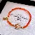 Artificial Crystal Tiger Eye Garnet Bracelet, Chinese, Versatile Light Luxury, - 25# bracelet-gold-red
