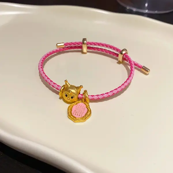 27# Bracelet-Pink-Print,tkmbeautysupply.com