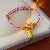 Artificial Crystal Tiger Eye Garnet Bracelet, Chinese, Versatile Light Luxury, - 28# Bracelet-Pink-Peanut