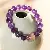 Artificial Crystal Tiger Eye Garnet Bracelet, Chinese, Versatile Light Luxury, - 29# Bracelet-Purple