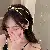 Small Fresh Fabric Striped Simple Hair Hoop Korean Versatile Sweet - 6# chain cross X-shaped headband