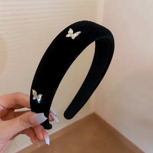 8# diamond butterfly headband,tkmbeautysupply.com