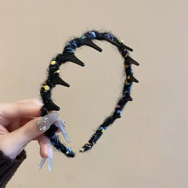 14# acrylic wool wrapped wavy headband,tkmbeautysupply.com