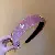 Small Fresh Fabric Striped Simple Hair Hoop Korean Versatile Sweet - 16# diamond butterfly headband