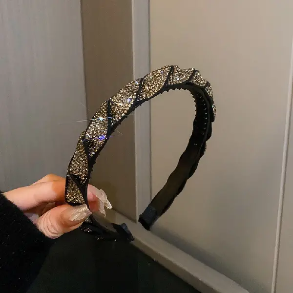 21# Full Diamond Twist Headband,tkmbeautysupply.com
