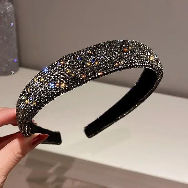 27# full diamond super shiny headband,tkmbeautysupply.com