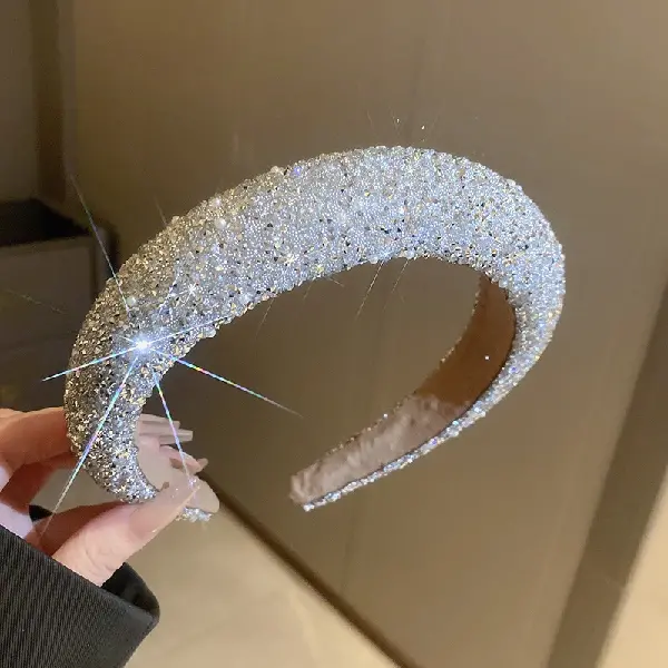30# pearl rhinestone headband,tkmbeautysupply.com
