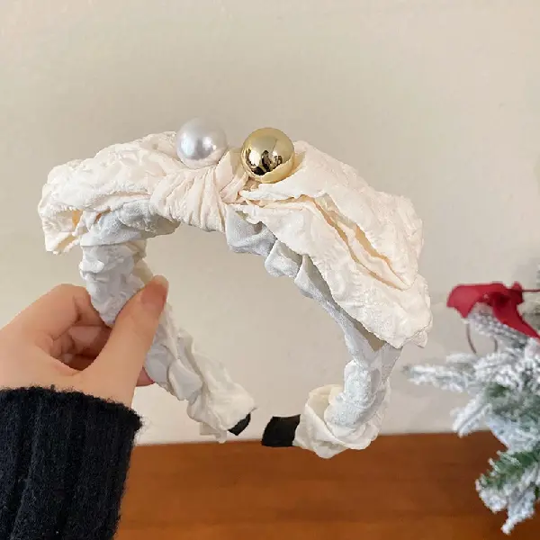 31# pearl bow headband,tkmbeautysupply.com