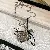Retro Aged Starfish Metal Charm Necklace Bohemian Ethnic Halter Neck - 11-Silver Braided Love Bag Leather Bow Detachable Necklace