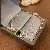 Emerald Square Geometric Diamond Zircon Bracelet Light Luxury Personality Ins - Bracelet - green square.