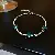 Emerald Square Geometric Diamond Zircon Bracelet Light Luxury Personality Ins - 4 bracelet-Lake blue