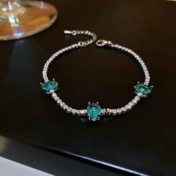 4 bracelet-Lake blue,tkmbeautysupply.com