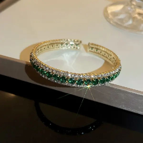 7 Bracelet-Green Square,tkmbeautysupply.com