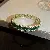 Emerald Square Geometric Diamond Zircon Bracelet Light Luxury Personality Ins - 8 bracelet-green rectangle