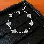 Zircon Flower Silver Series Bracelet Niche Light Luxury Design High-end - 2# Silver-Zircon Four Leaf Bracelet