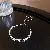 Zircon Flower Silver Series Bracelet Niche Light Luxury Design High-end - 19# Silver-Real Gold Plating-Water Drop Zircon Bracelet