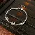 Zircon Flower Silver Series Bracelet Niche Light Luxury Design High-end - 29# Silver-Butterfly-Zircon Square Bracelet