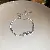 Zircon Flower Silver Series Bracelet Niche Light Luxury Design High-end - 34# silver-zirconia butterfly pull-out bracelet