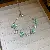 Zircon Flower Silver Series Bracelet Niche Light Luxury Design High-end - 52# Silver-Green-Zircon Clover Pendant Bracelet