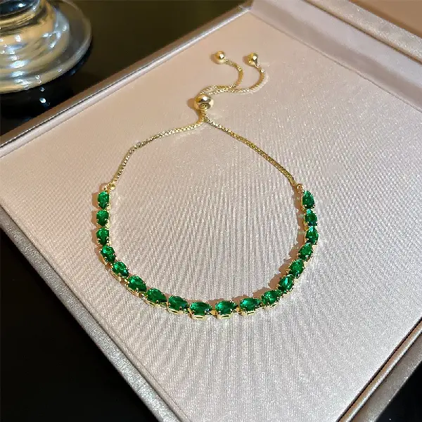 4# bracelet-green,tkmbeautysupply.com
