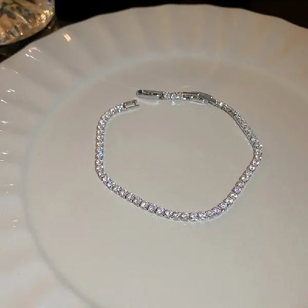 13# Bracelet-Silver Square Small,tkmbeautysupply.com