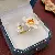 Real Gold Electroplated Zircon Flower Open Ring, Simple And Versatile,able - Ring-gold white (real gold plating)