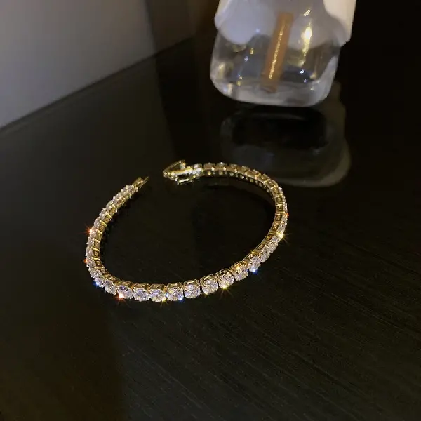 14 gold square bracelet,tkmbeautysupply.com