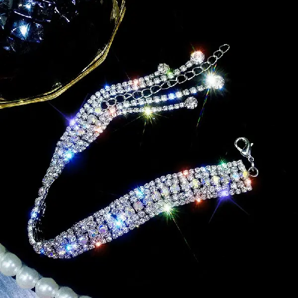 18 silver tassel bracelet,tkmbeautysupply.com