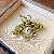 Medieval Vintage Brooch Set With Diamonds, Bee Commuter High-end Chest - Brooch - golden pearl