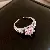 Zirconia Geometric Oval Open Ring Niche High-end Exquisite Temperamentable Versatile - 9# Ring-Zircon Square Round Double Layer Open Ring
