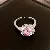 Zirconia Geometric Oval Open Ring Niche High-end Exquisite Temperamentable Versatile - 10# Ring-Zircon Square Round Double Layer Open Ring