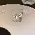 Zircon Love Double Layer Open Ringable Luxurious Niche Design Index - 22# open ring-silver butterfly.