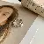 Zircon Love Double Layer Open Ringable Luxurious Niche Design Index - 27# open ring-silver letters.