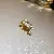Zircon Love Double Layer Open Ringable Luxurious Niche Design Index - 38# open ring-gold chain.