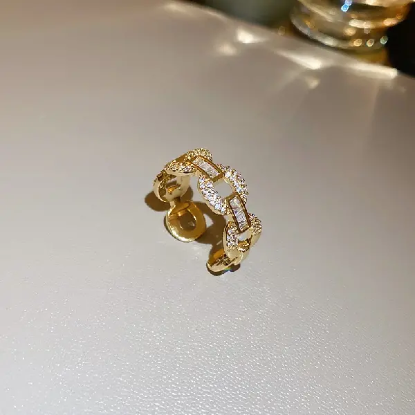 38# open ring-gold chain.,tkmbeautysupply.com